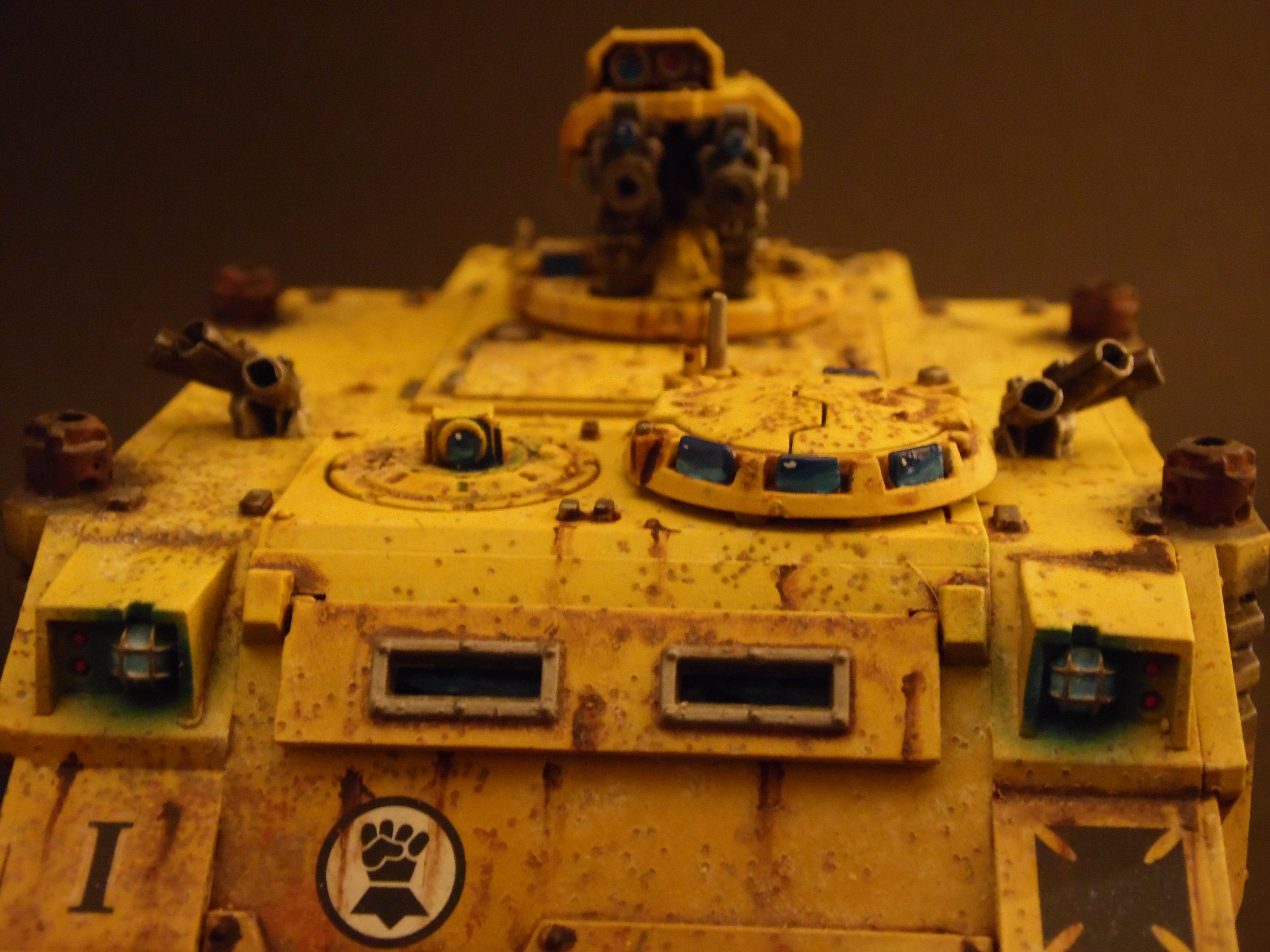 Fist, Fist Razorback, Imperial, Painting, Rusty, Rustytankpainting